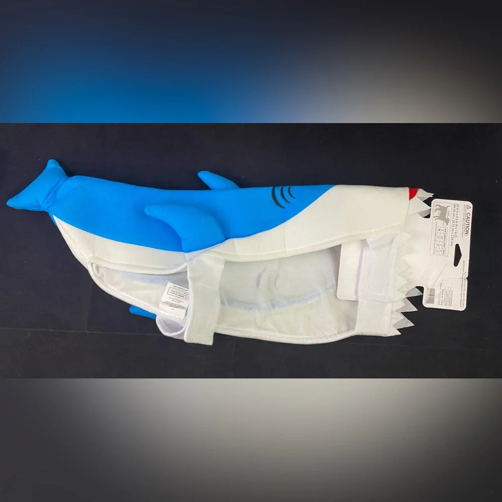 Shark Dog Pet Costume Size Small 6-10 lbs Holiday Home NWT Halloween